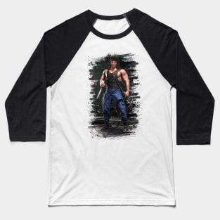 Mortal Kombat 11 Rambo Print - 57212139 Baseball T-Shirt